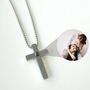 Personalised Projection Photo Jewellery Cross Pendant, thumbnail 5 of 6