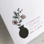 Personalised Mother's Day, Bold Floral Card, thumbnail 2 of 3
