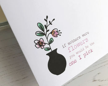 Personalised Mother's Day, Bold Floral Card, 2 of 3