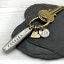 Personalised Message And Heart Keyring, thumbnail 1 of 5