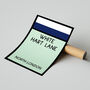 White Hart Lane Monopoly Tottenham Hotspur Football Print, thumbnail 2 of 2