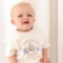 Personalised Embroidered 'My First Holiday' Beach T Shirt And Short Set, thumbnail 2 of 6