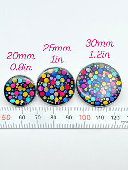 Disco Brooch/Pin/Badge With Colourful Glitter, 4 of 8