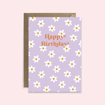 Daisies Birthday Card, 3 of 4