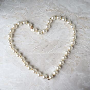Chunky Pearl Beaded Necklace, 4 of 8