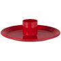 Scandinavian Red Enamel Candle Holder, thumbnail 2 of 7