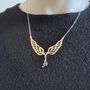 Personalised Double Angel Wing Necklace, thumbnail 2 of 7