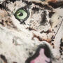 Inky Snow Leopard Tea Towel, thumbnail 3 of 9