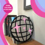 Disco Ball Acrylic Bookend Home Decor, thumbnail 1 of 6