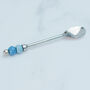 Teaspoon Set, Aqua, thumbnail 2 of 3