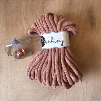 Kit Refill Chunky Cotton / Copper Macramé Plant Hanger, 4 of 8