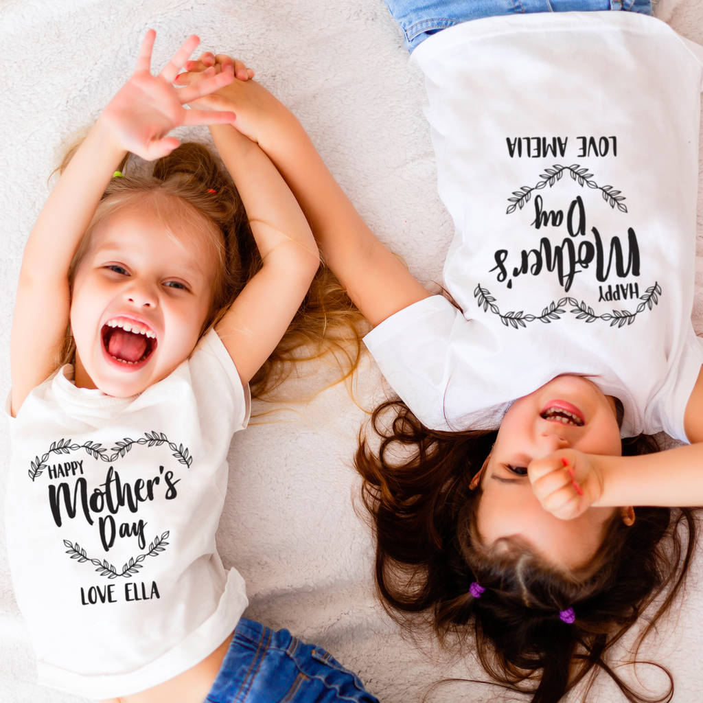 Personalised Mother's Day T Shirt By Little Baby Boutique