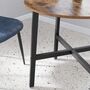 Industrial Round Kitchen Dining Table, thumbnail 5 of 7