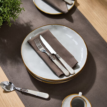 Mocha Cotton Table Runner, 5 of 5