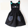 Halloween Cat Pinafore Dress, thumbnail 6 of 6
