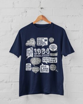 'Events Of 1984' Bespoke 40th Birthday Gift T Shirt, 4 of 9