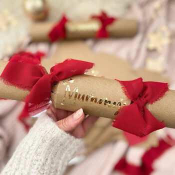 Luxury Personalised Diy Christmas Cracker Kit, 7 of 7