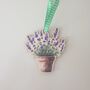Wooden Lavender Flower Hanging Decoration Gift For Gardeners, thumbnail 4 of 7
