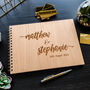 Personalised Modern Wooden Guest Book Or Album, thumbnail 1 of 9