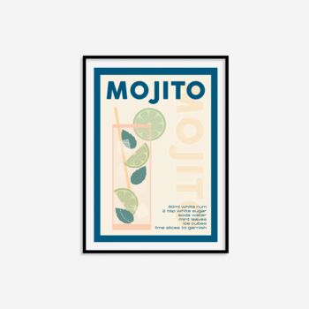 Mojito Cocktail Print, 4 of 10