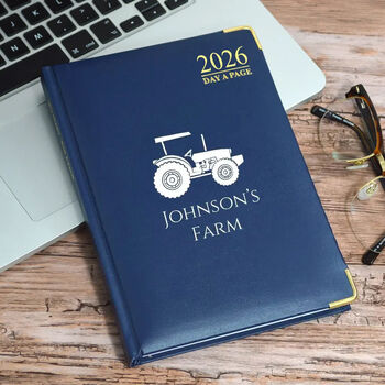 Personalised Diary Tractor Themed Design, 2 of 10
