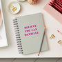 Believe You Can Luxe Foiled Notebook, thumbnail 1 of 9