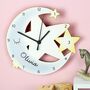 Stars And Moon Children's Wall Clock, thumbnail 1 of 1