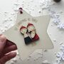 Personalised First Christmas As Three Tree Decoration, thumbnail 4 of 4