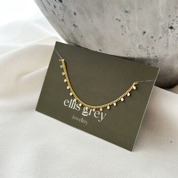 Gold Dotted Chain Bracelet, 2 of 2