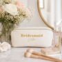 Personalised Bridesmaid Open Flat Make Up Bag, thumbnail 1 of 7