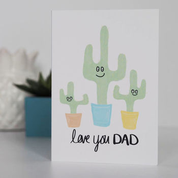 Father's Day Cactus Card, 2 of 4