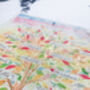 Colourful Family Tree Personalised Calligraphy Print, thumbnail 7 of 8