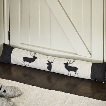 Grey Tweed Stag Doorstop And Draught Excluder, 3 of 7