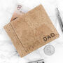 Personalised Natural Vegan Leather Cork Wallet, thumbnail 1 of 7