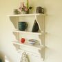 Handcrafted Two And Three Tiered Shelf With Peg Rail, thumbnail 5 of 6