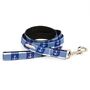 Anglesey Blue And White Check Nautical Dog Lead, thumbnail 3 of 7