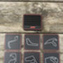 F1 Race Track Coaster Set | Six Legendary Circuits, thumbnail 3 of 4