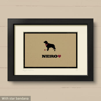 One Or Two Working Cocker Spaniels Personalised Print, 5 of 12