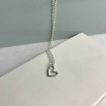 Heart Cut Out Necklace, 5 of 6
