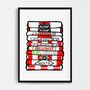 Football Shirt Stack Poster, thumbnail 8 of 12