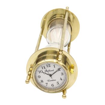 Personalised Dollond London Hourglass With Clock And Compass, 2 of 12