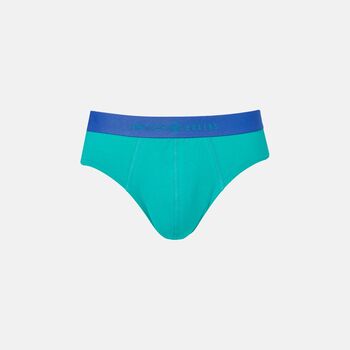 Men's 'Fresh Citrus' Three Pack Cotton Briefs, 8 of 10