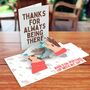 Thanks 3D Pop Up Funny Fathers Day Sh*T Nappy Card, thumbnail 1 of 7