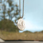 Personalised St Christopher Hanging Car Charm, thumbnail 1 of 4