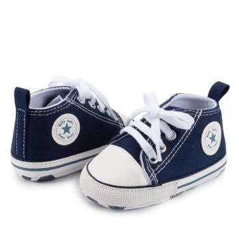 Cute Converse Style Baby Shoes In A Gift Box, Perfect Gift For Baby Or First Walkers, 8 of 12