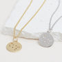 Gemini Star Sign Necklace Silver Or Gold Vermeil, thumbnail 4 of 6
