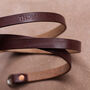 Personalised Leather Camera Strap Slim, thumbnail 3 of 11