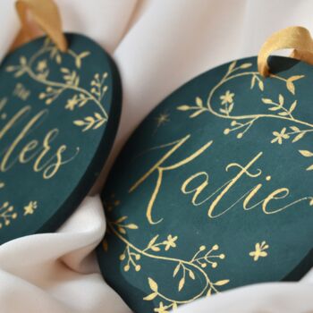 Personalised Christmas Tree Name Decoration, 6 of 8