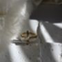 Pearl Cross Ring In 18k Gold Gemstone Cocktail Ring, thumbnail 3 of 10