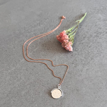 I Love You Sterling Silver Spinner Necklace, 11 of 11